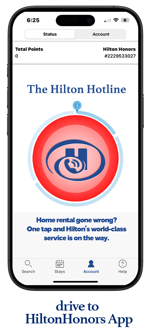 Drive to HiltonHonors App